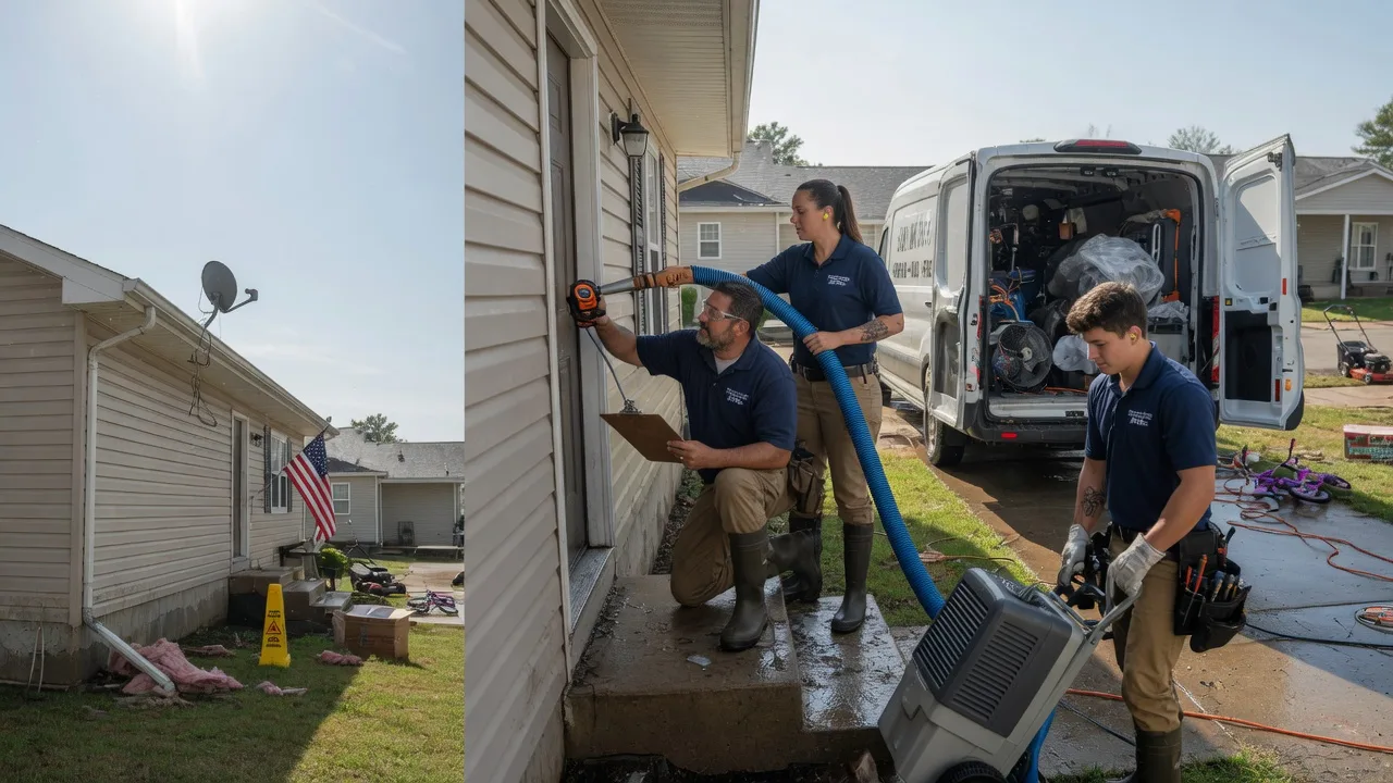 Ceiling Water Damage Restoration in Spearville, KS near me